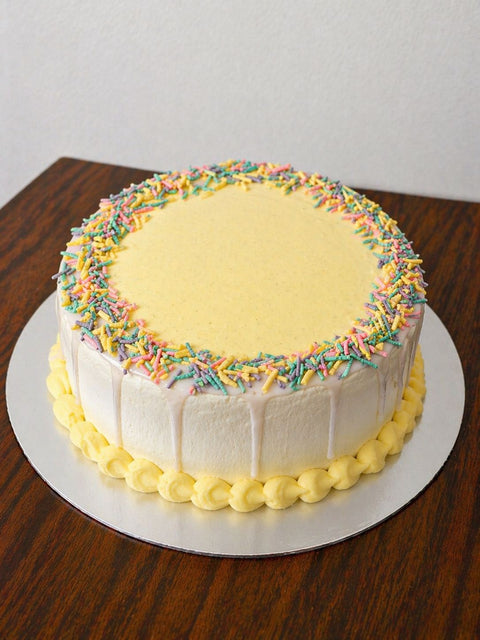 Pastel lluvia de colores